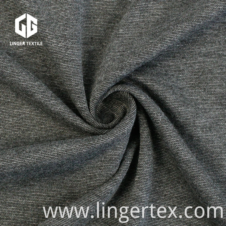 Tr Grey Melange Spandex Roma Fabric Use Polyester Viscose Yarn